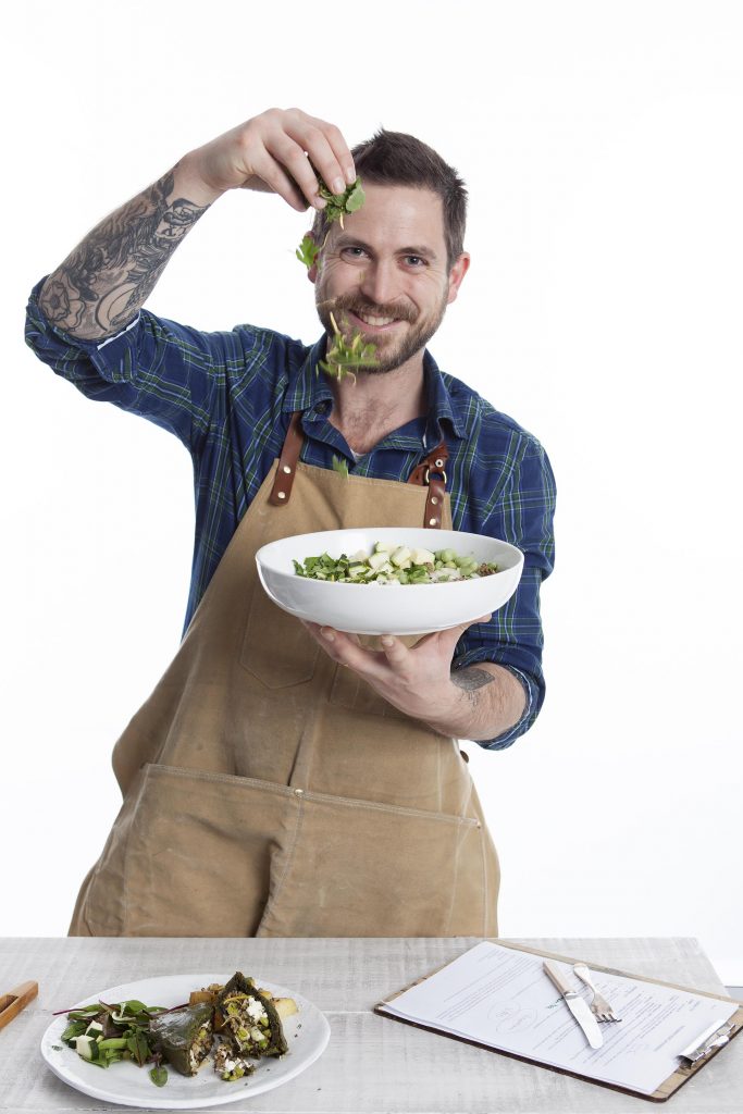 Food shoot at Princes House with James Strawbridge for The Bake Factory
