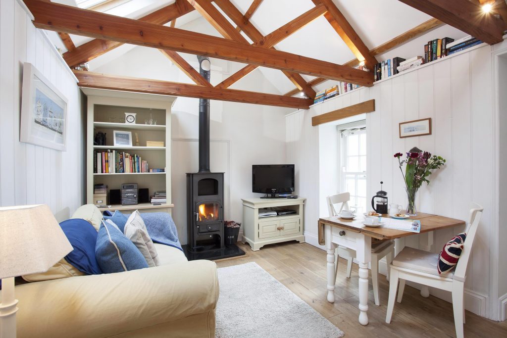 Cozy living room in Cornwall
