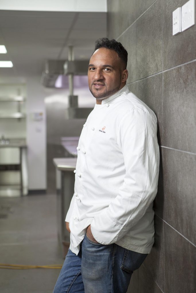 Portrait of top chef Michael Caines at Lympstone