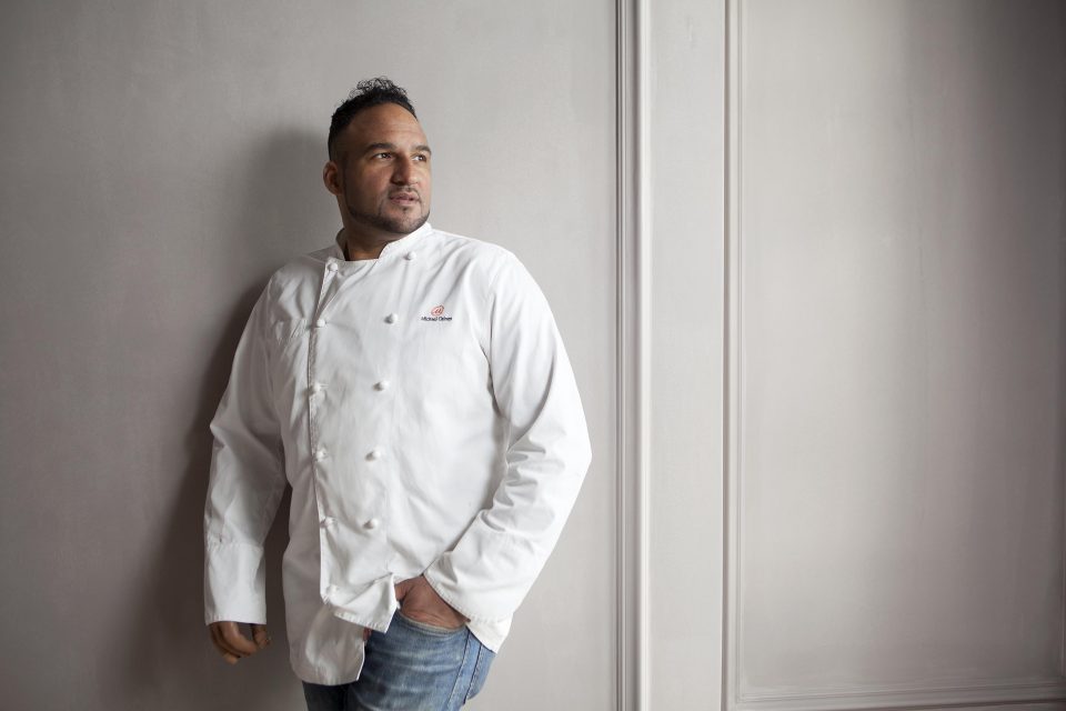 Portrait of top chef Michael Caines at Lympstone