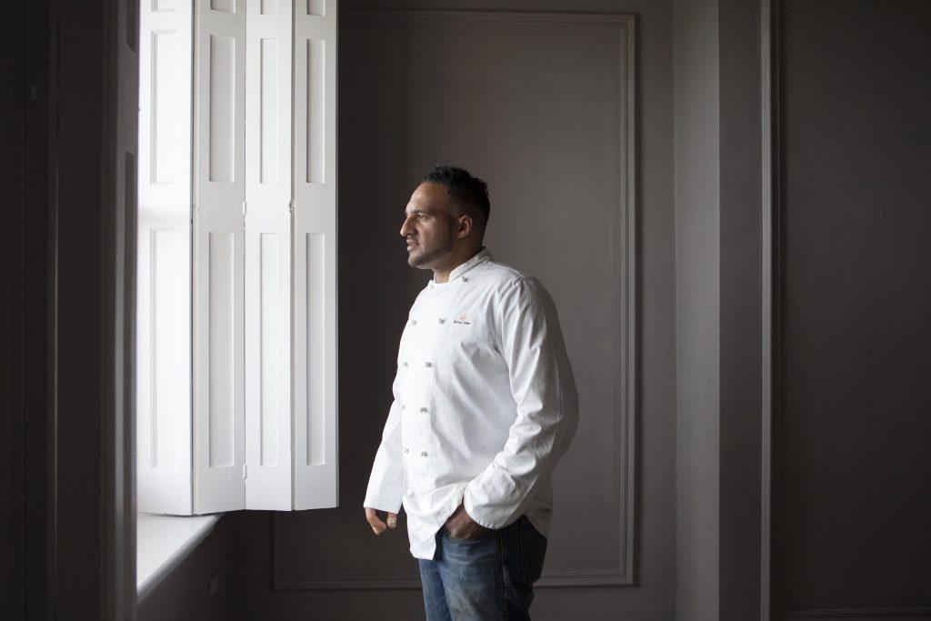 Portrait of top chef Michael Caines