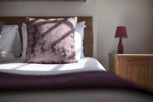 Bedroom shot by Simon Burt - hotel photographer Cornwall