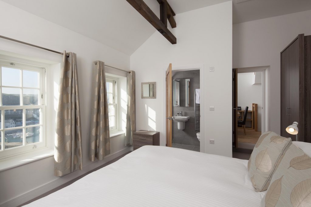 Shot of bedroom and en-suite