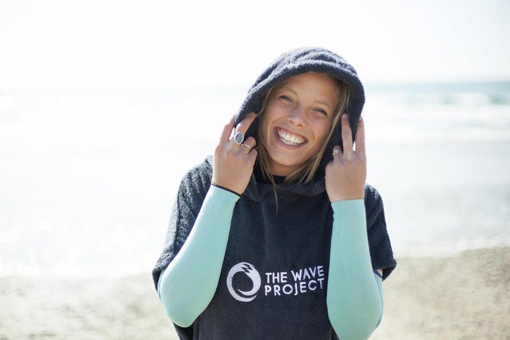 Portrait of a surfer on a Cornish beach