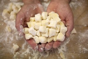 Gnocchi ready to be cooked
