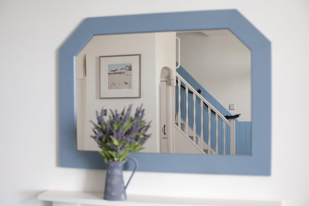 Interior shot of Beach Cottage stairwell – Interiors photographer in Cornwall – Cornwall Architecture Photography