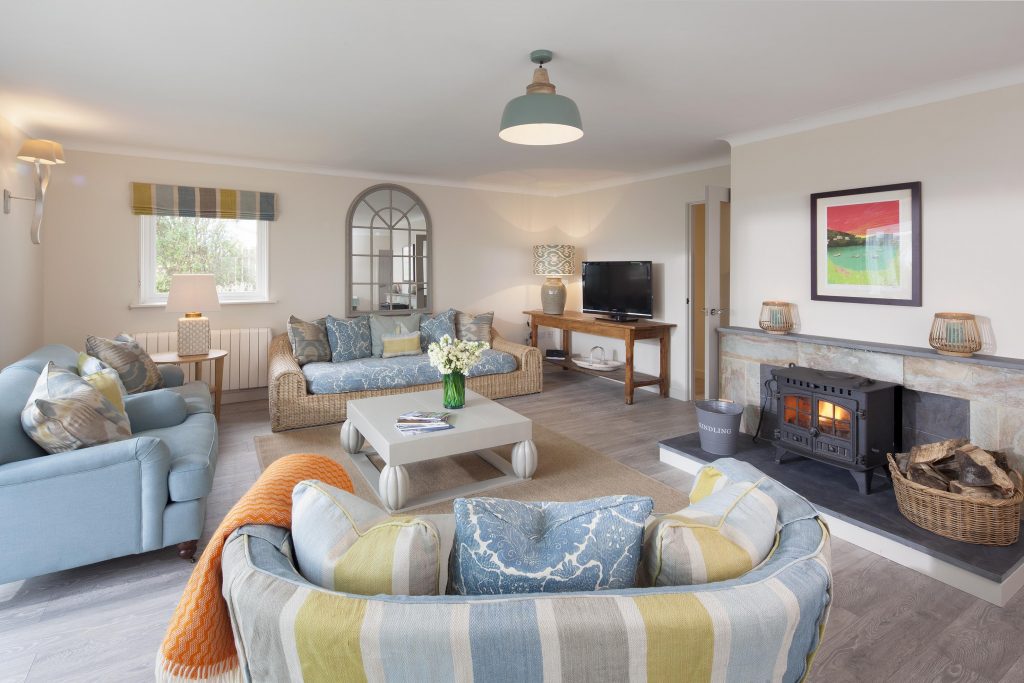 Interior shot of Brae Heights – Interiors photographer in Cornwall – Cornwall Architecture Photography