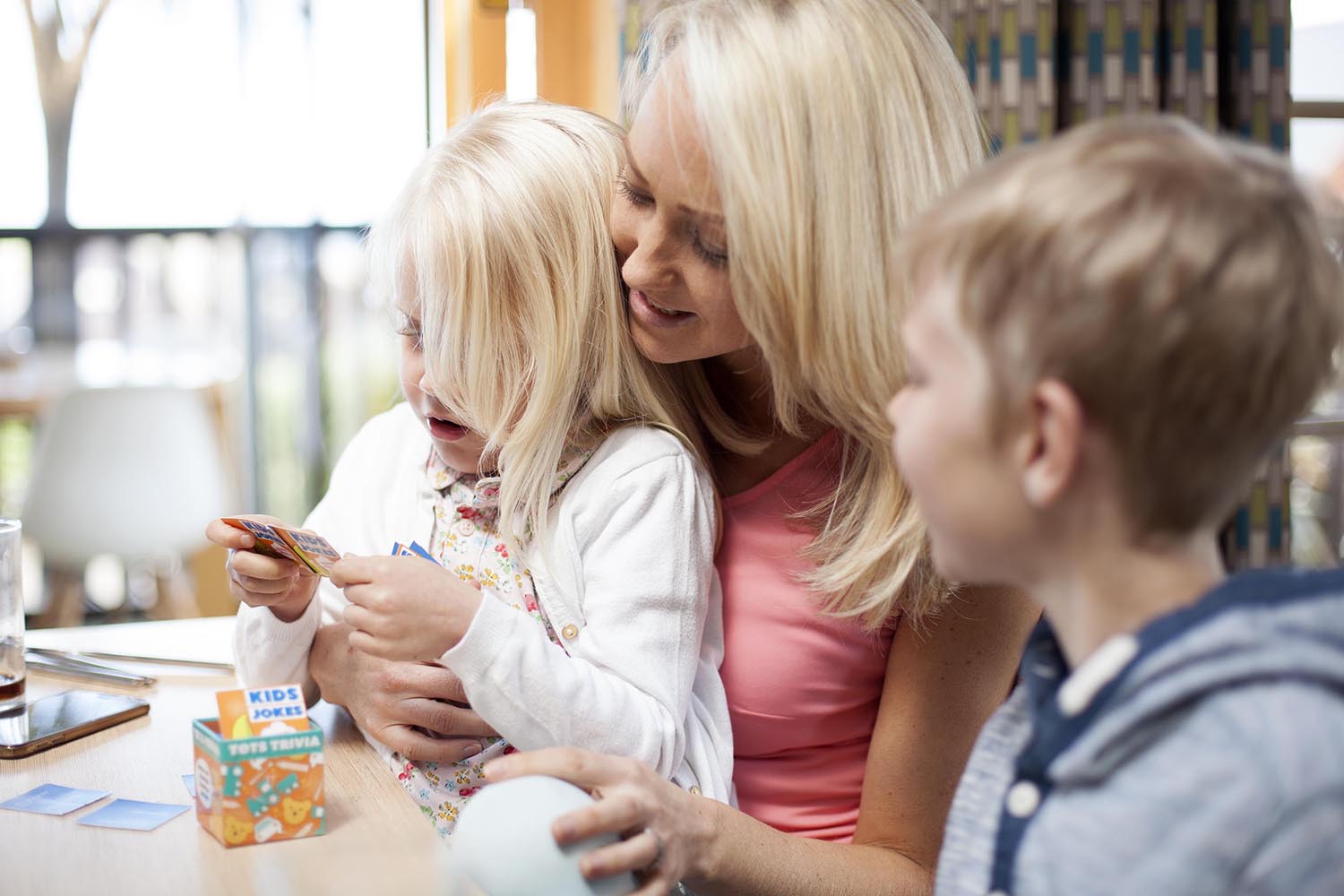 Family spending quality time together on holiday