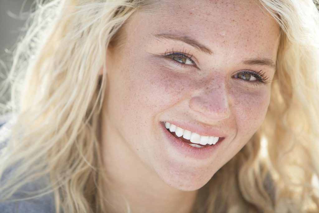 Beach headshot in Devon