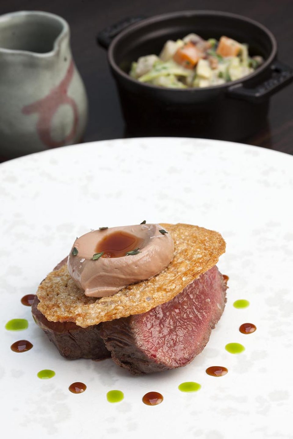 Paul & Emma Ainsworth No.6 Padstow restaurant interiors food portraits for Caterer Magazine