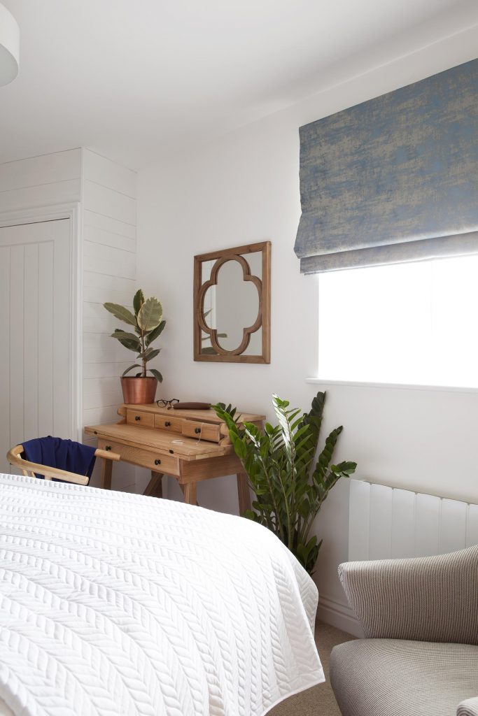 Interior shot of a holiday home bedroom