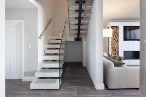 Carbis Bay beach villa No6 staircase for Spiral UK.