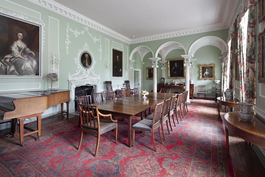 Trewithen House Cornwall interiors and exteriors by Simon Burt Photographer Cornwall