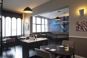 Chef James Wilkins at Wilks Restaurant Bristol Yuzu masterclass. Taken by Simon Burt; Food Photographer