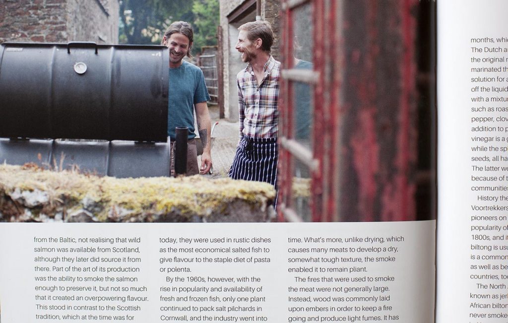 Smoked food cook book by James Strawbridge and photoshoot – Food and commercial photographer in Cornwall.