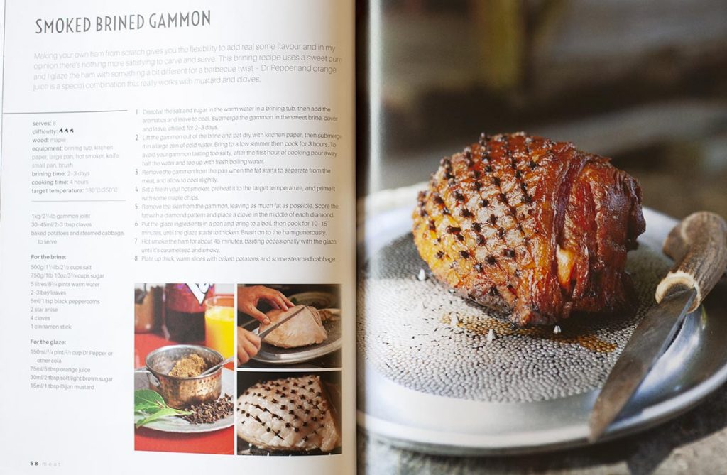 Smoked food cook book by James Strawbridge and photoshoot – Food and commercial photographer in Cornwall.