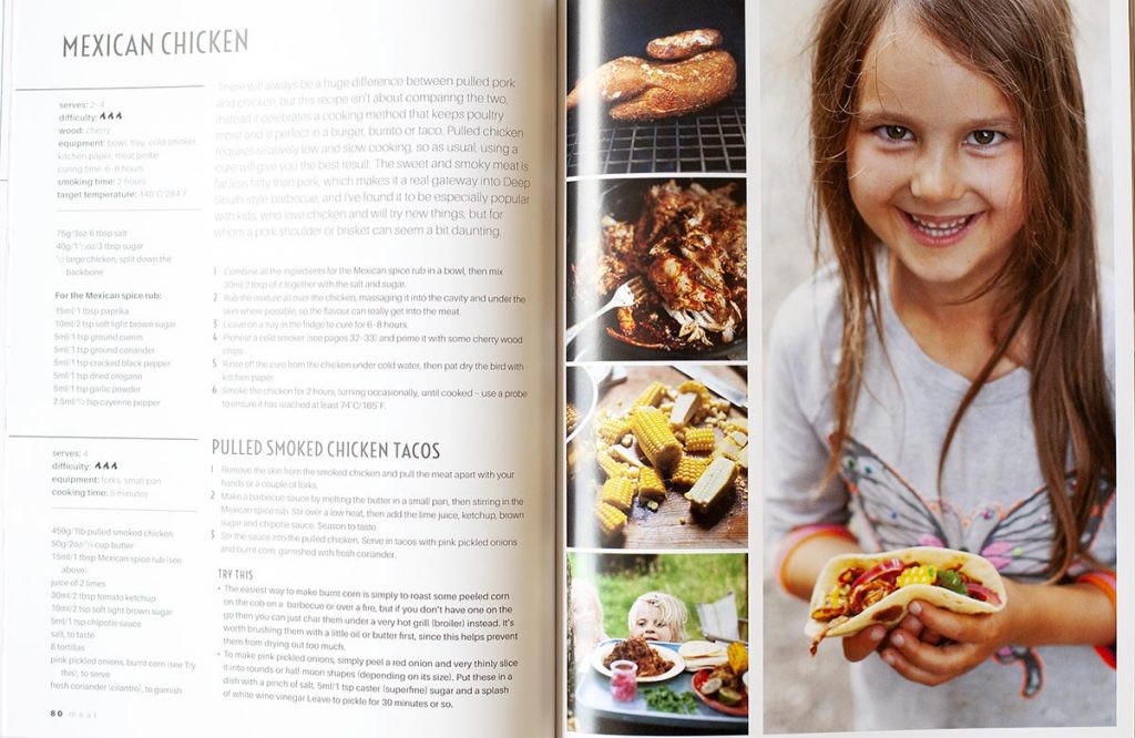 Smoked food cook book by James Strawbridge and photoshoot – Food and commercial photographer in Cornwall.