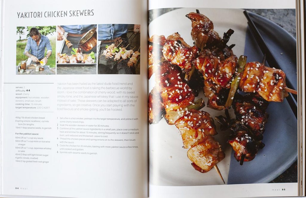 Smoked food cook book by James Strawbridge and photoshoot – Food and commercial photographer in Cornwall.