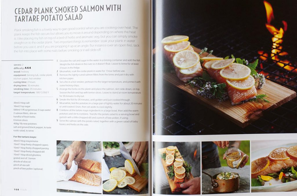 Smoked food cook book by James Strawbridge and photoshoot – Food and commercial photographer in Cornwall.