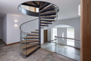 Spiral staircase in St Just Cornwall