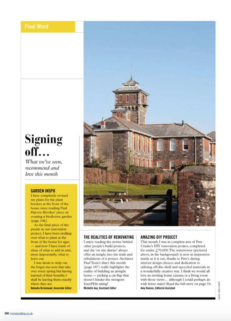 Tearsheet – Interiors photographer in Cornwall – Cornwall Architecture Photography