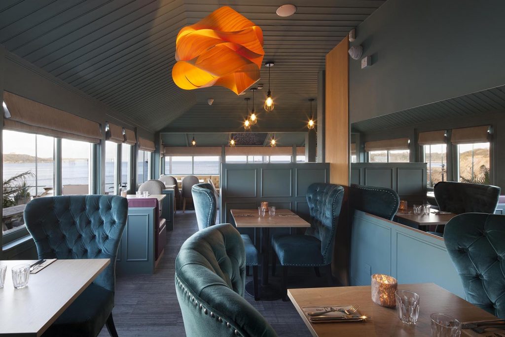 Hooked on the rocks restaurant interiors for Camellia Interior Design