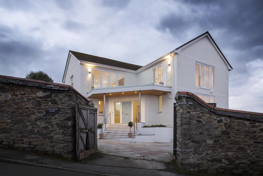 Exterior of house – architecture photographer in Cornwall