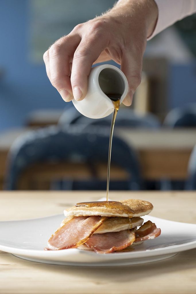 Pancakes and syrup – Cornwall Food and Drink Photography