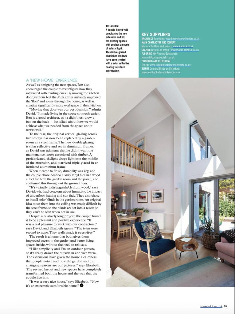 Tearsheet – Cornwall Interior Photography